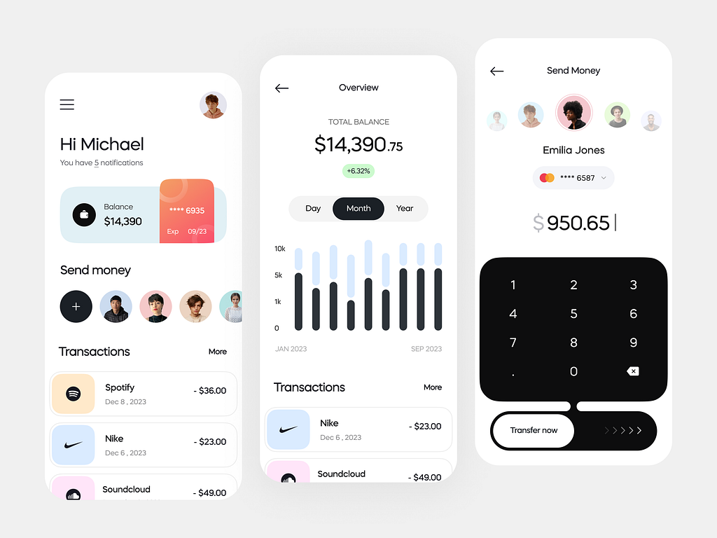 Conceptos Planos UI App Finanzas