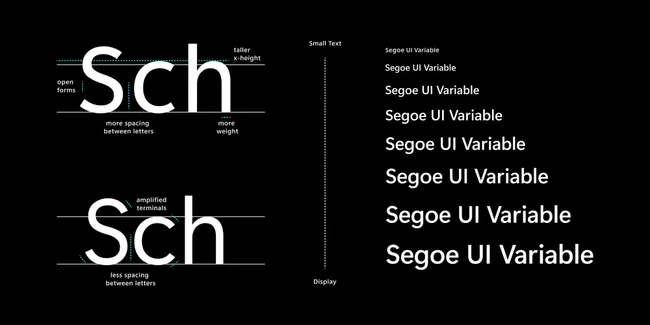 Microsoft Segoe UI Variant